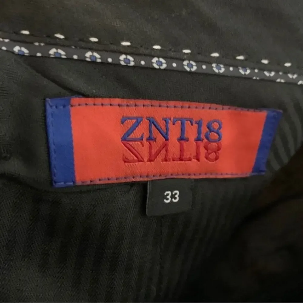 ZNT18 Men’s Navy Dress Pants Size 33 Classic Fit Formal Work NWT